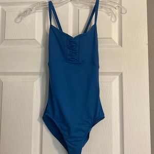Beautiful blue Bloch adult small leotard